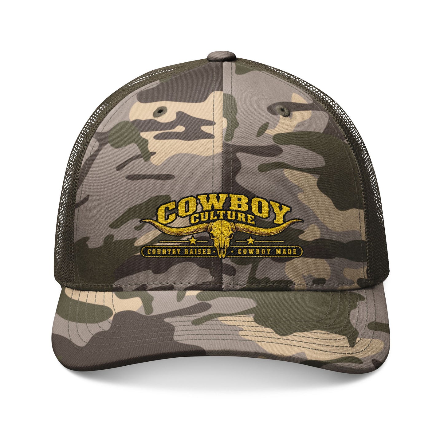 Cowboy Culture Camo Trucker Cap product image